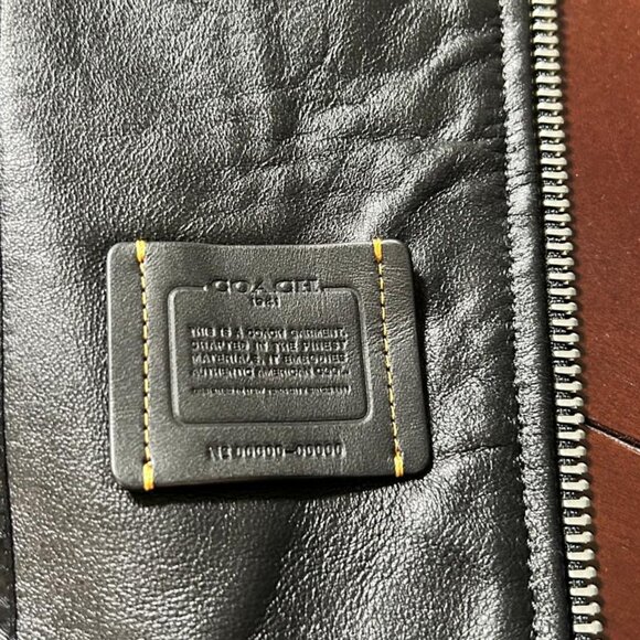 COACH Leather Moto Jacket - Picture 15 of 16